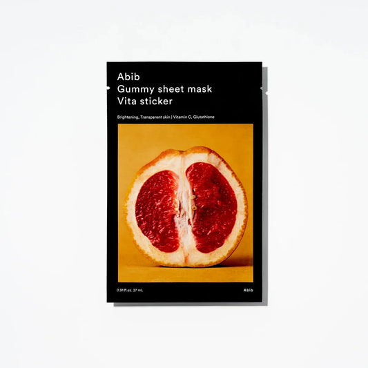 ABIB | Mascarilla. Gummy Sheet Mask Vita Sticker - 1 EA - Haru Skin Haru Skin