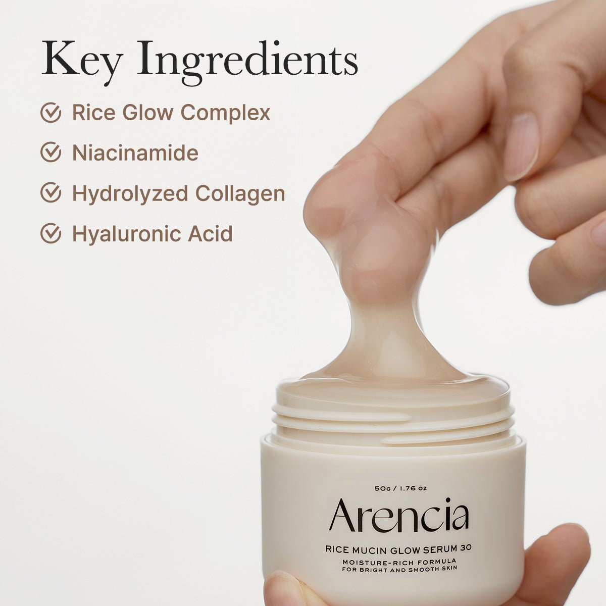 ARENCIA | Sérum. Rice Mucin Glow Serum – 50g - Haru Skin Haru Skin