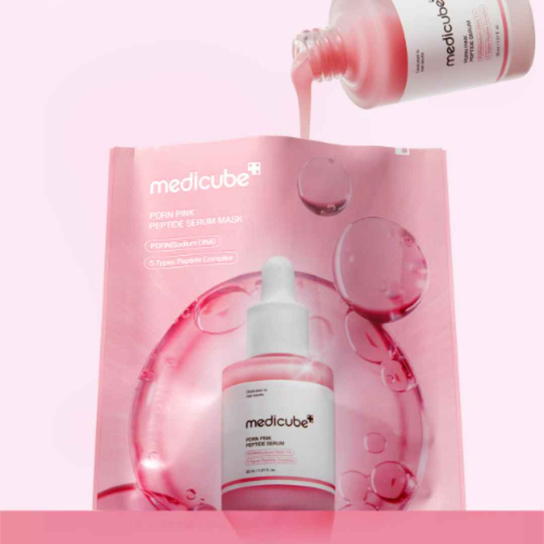 MEDICUBE | Mascarilla. PDRN Pink Peptide Serum Mask