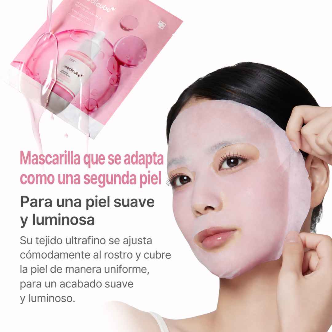 MEDICUBE | Mascarilla. PDRN Pink Peptide Serum Mask