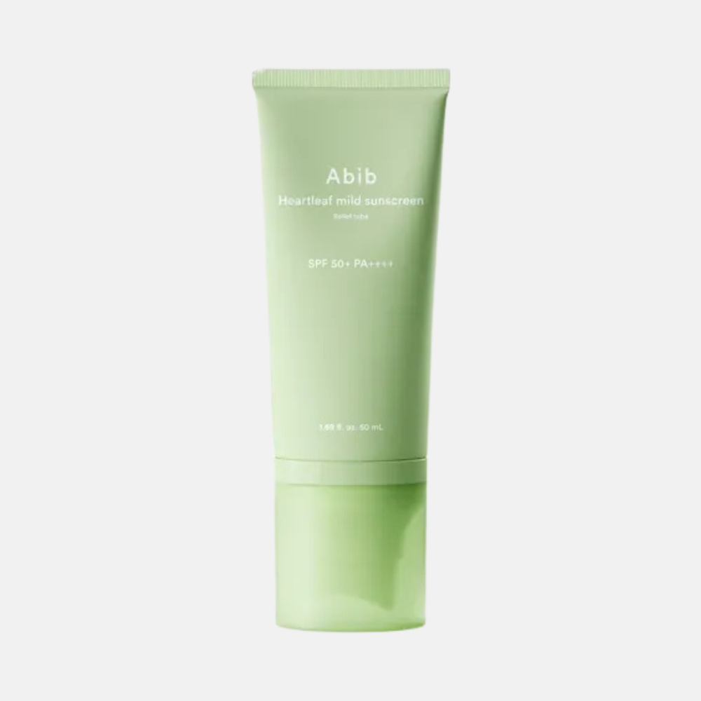 Abib | Bloqueador Solar Mineral. Heartleaf Mild Sunscreen Relief Tube - 50ml