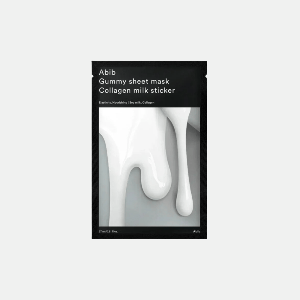 Abib | Mascarilla. Gummy Sheet Mask Collagen Milk Sticker