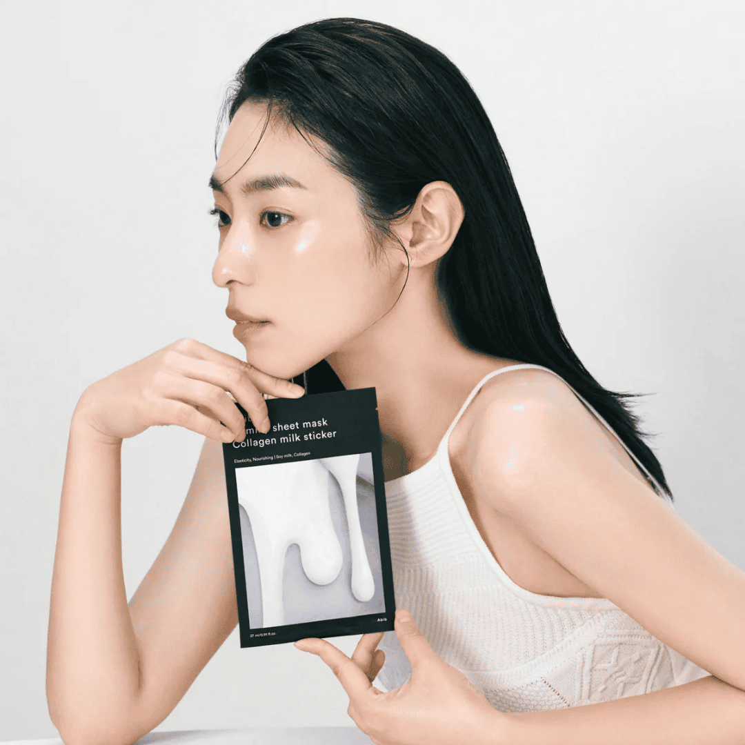 Abib | Mascarilla. Gummy Sheet Mask Collagen Milk Sticker – 1 EA