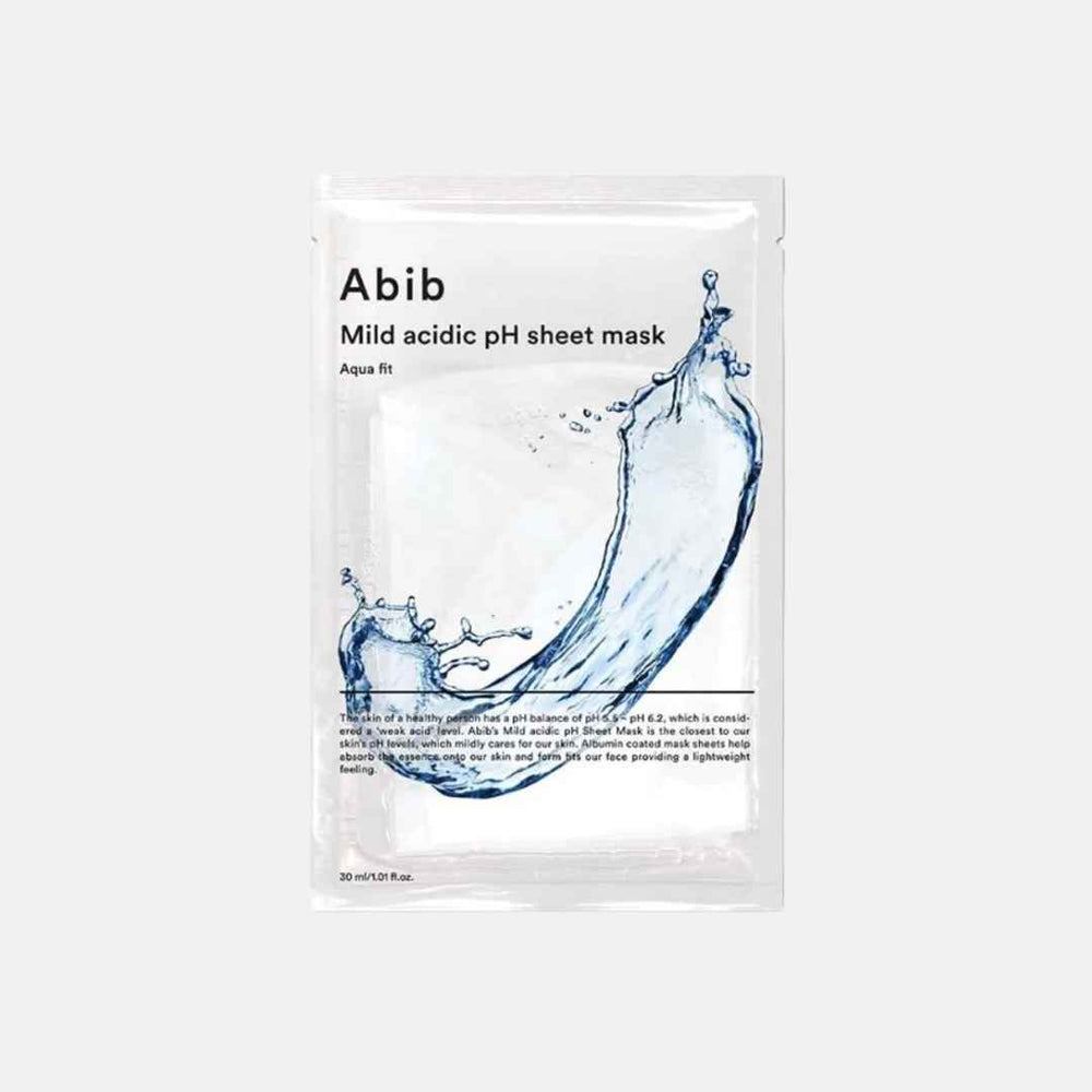 Abib | Mascarilla. Mild Acidic pH Sheet Mask Aqua Fit