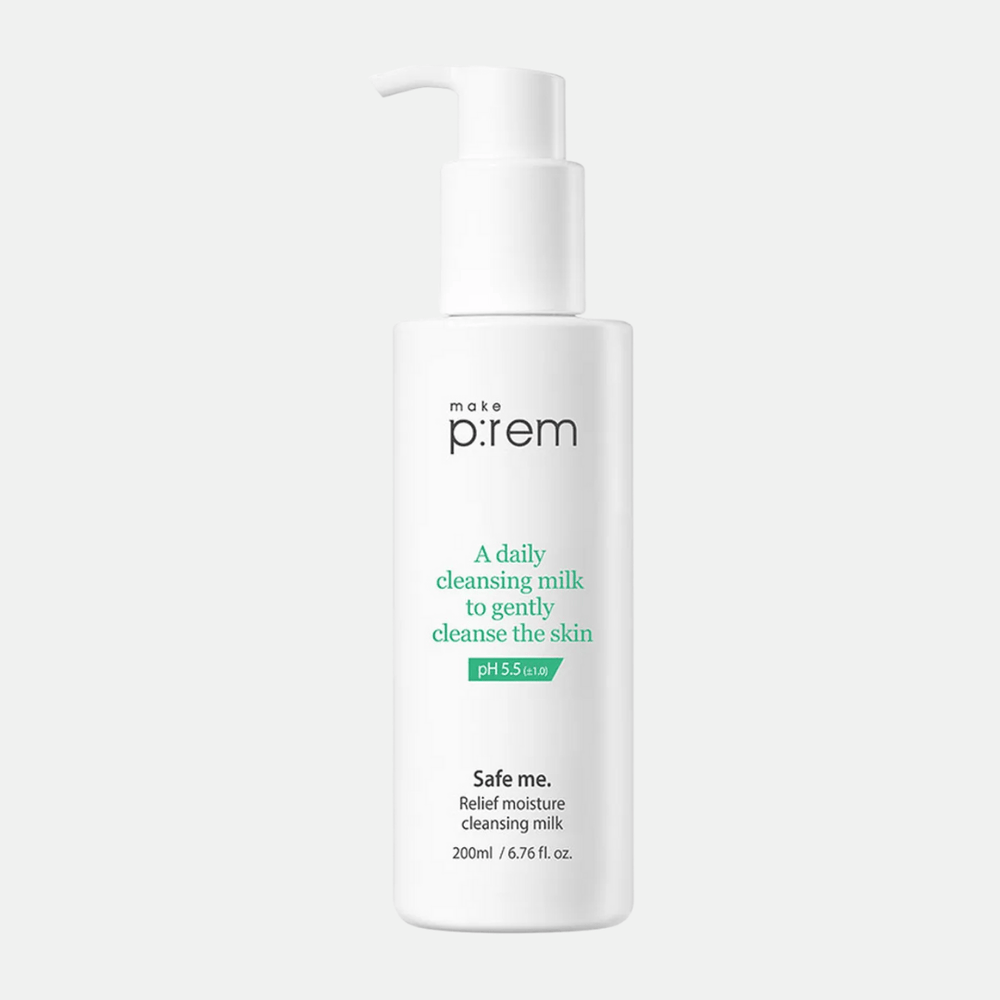 MAKE P:REM | Limpiador. Safe Me Relief Moisture Cleansing Milk – 200 ml