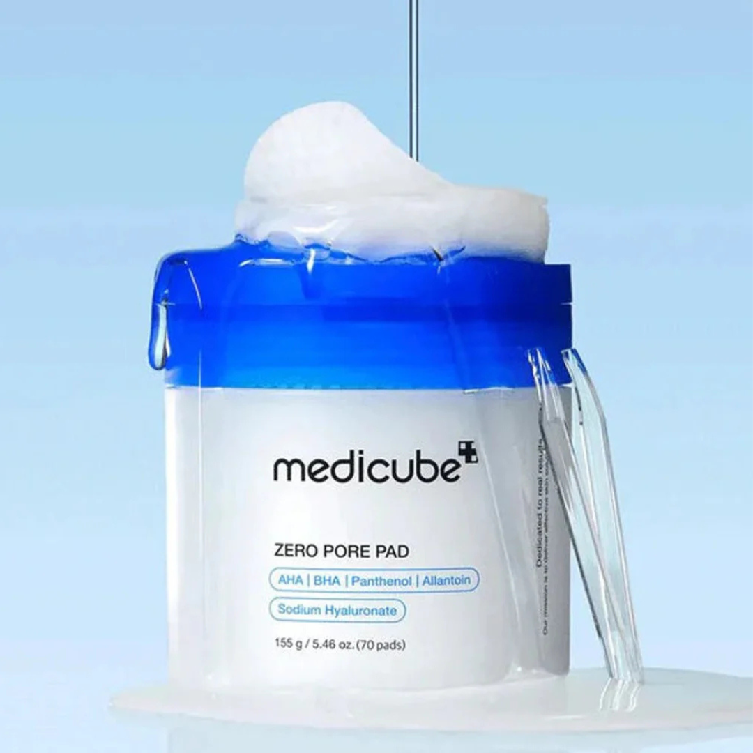 MEDICUBE Tónico. Pads Exfoliantes Zero Pore Pad 2.0 (70pcs)