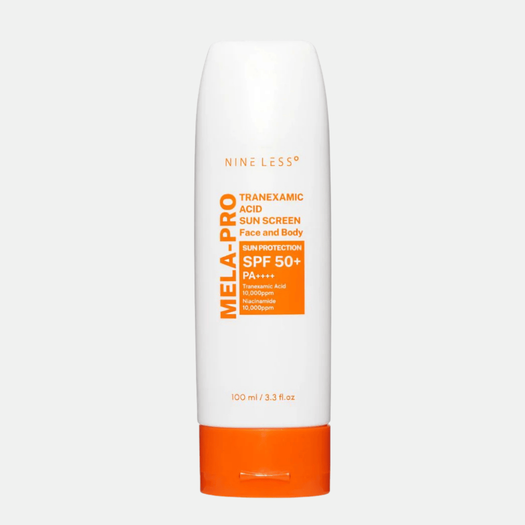 NINE LESS | Protector Solar. MELA-PRO Tranexamic Acid Sun Screen – 100 ml