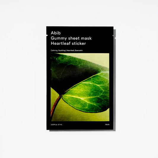 ABIB | Mascarilla. Gummy Sheet Mask Heartleaf Sticker - 1 EA