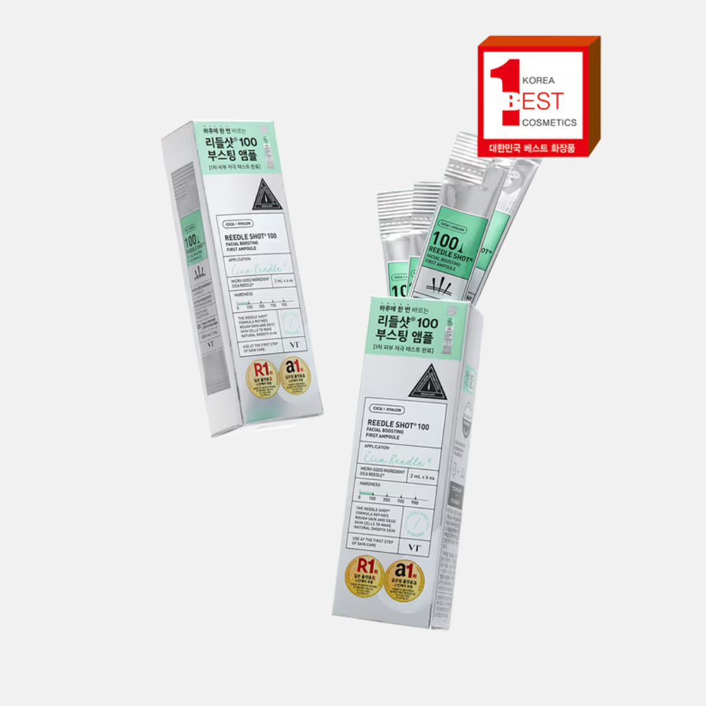 VT COSMETICS | 100 Reedle Shot Stick Ampolletas de Microneedling (Microagujas)