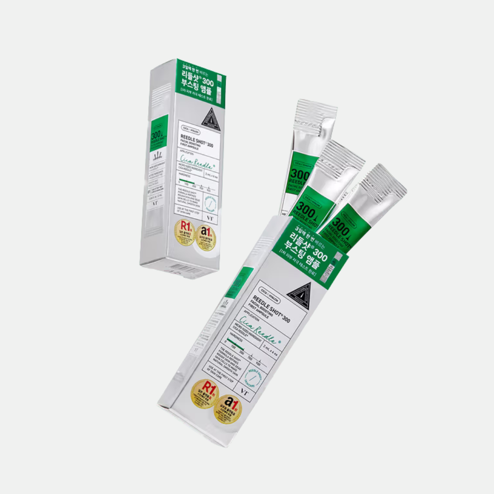 VT COSMETICS | 300 Reedle Shot Stick Ampolletas de Microneedling (Microagujas)