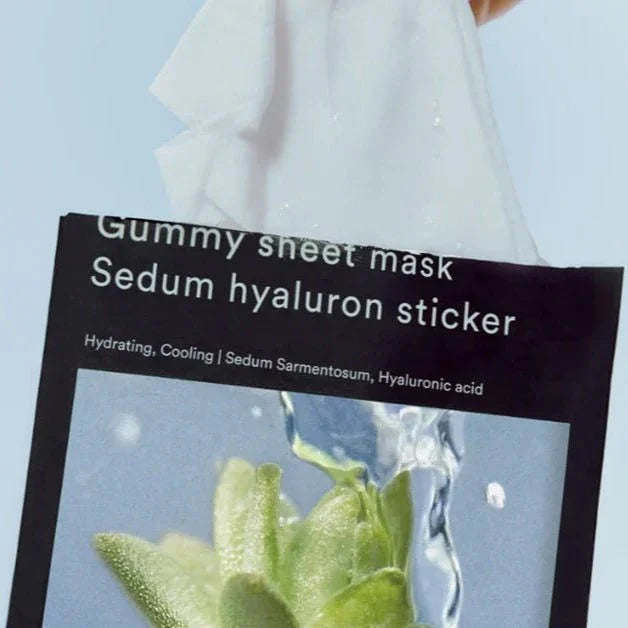 ABIB | Mascarilla. Gummy Sheet Mask Sedum Hyaluron Sticker - 1 EA - Haru Skin Haru Skin