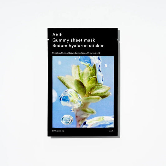 ABIB | Mascarilla. Gummy Sheet Mask Sedum Hyaluron Sticker - 1 EA - Haru Skin Haru Skin