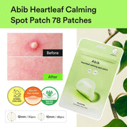 ABIB | Parches. Heartleaf Calming Spot Patch - 78 pcs - Haru Skin Haru Skin