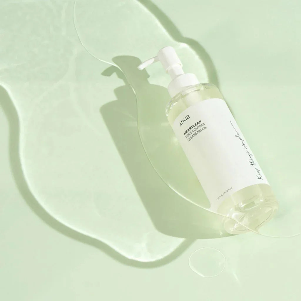 ANUA | Limpiador Heartleaf Pore Control Cleansing Oil - 200ml - Haru Skin Haru Skin