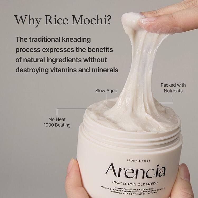 ARENCIA | Limpiador Rice Mucin Cleanser – 120g - Haru Skin Haru Skin