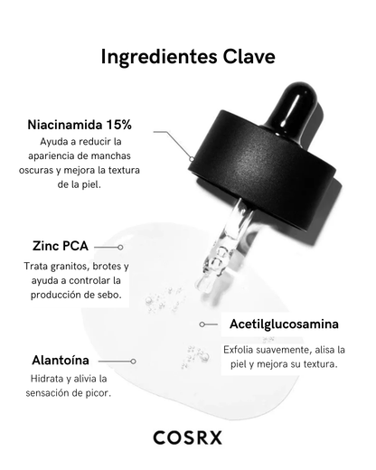 COSRX | Sérum The Niacinamide 15 Serum – 20 ml - Haru Skin Haru Skin
