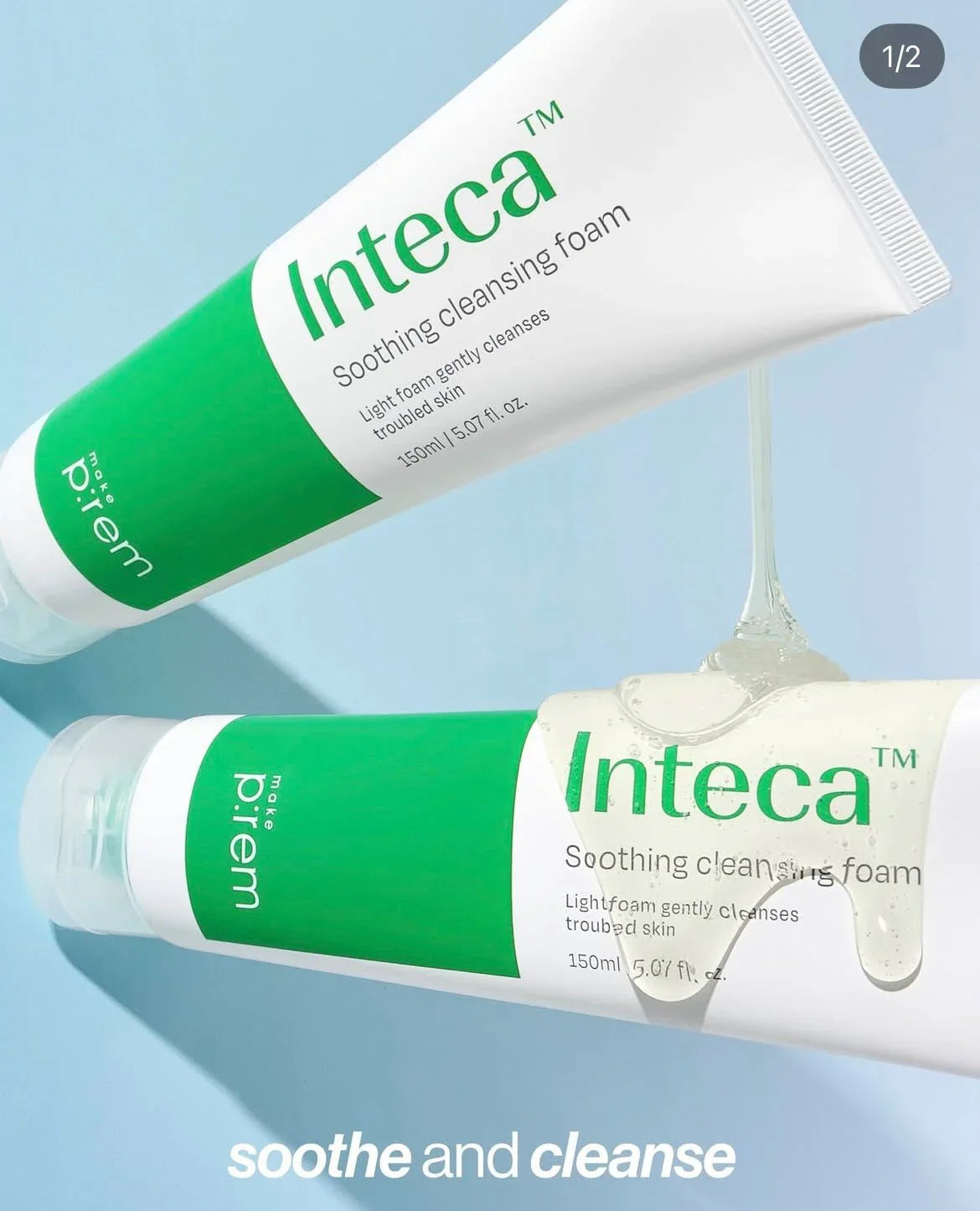 MAKEP:REM | Espuma Limpiadora. Inteca™ Soothing Foam – 150 ml - Haru Skin Haru Skin