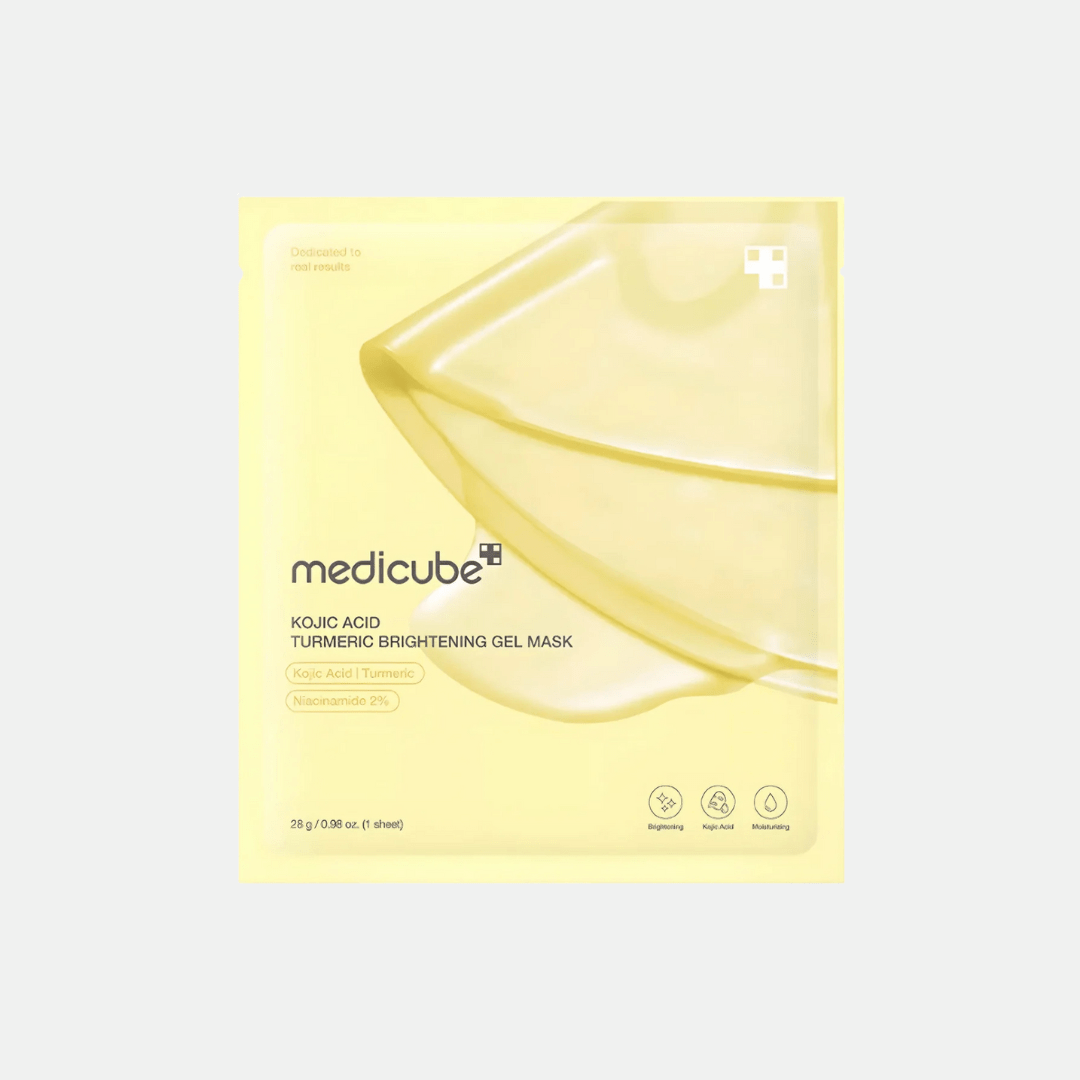 MEDICUBE | Mascarilla. Kojic Acid Turmeric Brightening Gel Mask - Haru Skin Haru Skin