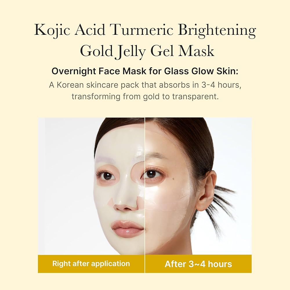MEDICUBE | Mascarilla. Kojic Acid Turmeric Brightening Gel Mask - Haru Skin Haru Skin