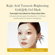 MEDICUBE | Mascarilla. Kojic Acid Turmeric Brightening Gel Mask - Haru Skin Haru Skin