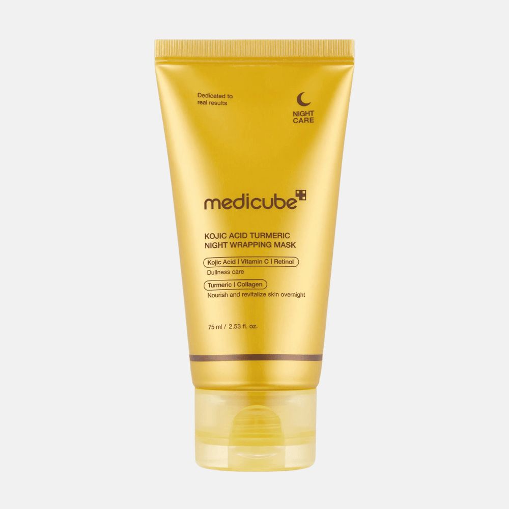 MEDICUBE | Mascarilla. Kojic Acid Turmeric Night Wrapping Mask – 75ml