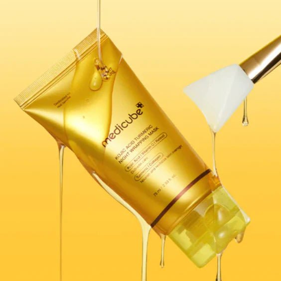 Medicube | Mascarilla. Kojic Acid Turmeric Night Wrapping Mask – 75ml - Haru Skin Haru Skin