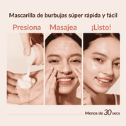 MENOKIN | Mascarilla + Suero. 30 Seconds Quick Bubble Mask LIFT – 95ml